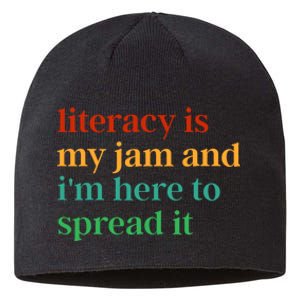 Funny Literacy Is My Jam And IM Here To Spread It Sustainable Beanie