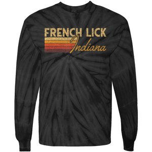 French Lick Indiana Tie-Dye Long Sleeve Shirt