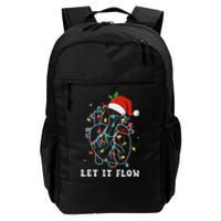 Funny Let It Flow Anatomy Heart Cardiac Nurse Santa Hat Xmas Daily Commute Backpack