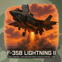 F-35B Lightning II – Vertical Thunder Legacy Tie Dye Trucker Hat