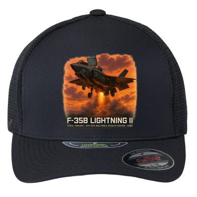 F-35B Lightning II – Vertical Thunder Flexfit Unipanel Trucker Cap