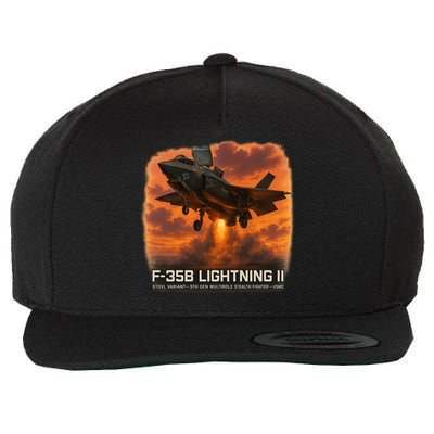 F-35B Lightning II – Vertical Thunder Wool Snapback Cap