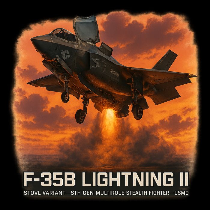 F-35B Lightning II – Vertical Thunder Wool Snapback Cap