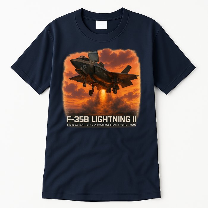 F-35B Lightning II – Vertical Thunder Tall T-Shirt