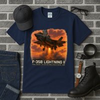 F-35B Lightning II – Vertical Thunder Tall T-Shirt