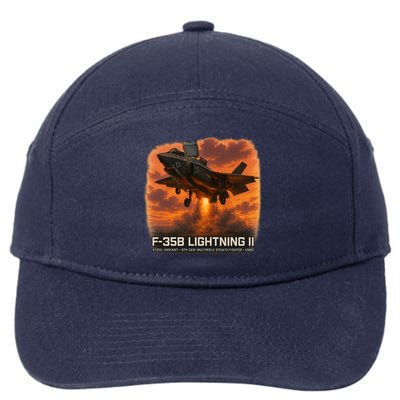 F-35B Lightning II – Vertical Thunder 7-Panel Snapback Hat