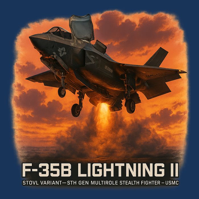 F-35B Lightning II – Vertical Thunder Flatbill Hat