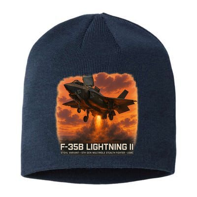 F-35B Lightning II – Vertical Thunder Sustainable Beanie