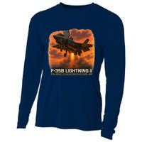 F-35B Lightning II – Vertical Thunder Cooling Performance Long Sleeve Crew