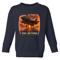 F-35B Lightning II – Vertical Thunder Toddler Sweatshirt