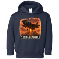 F-35B Lightning II – Vertical Thunder Toddler Hoodie