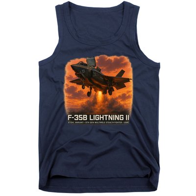 F-35B Lightning II – Vertical Thunder Tank Top