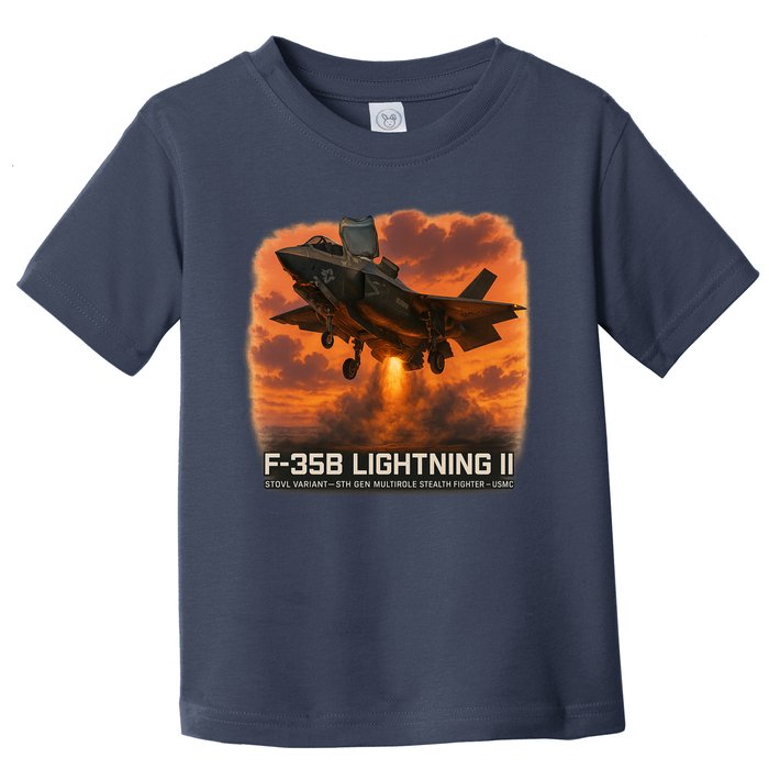 F-35B Lightning II – Vertical Thunder Toddler T-Shirt