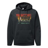 Fishing Lover Im A Hooker On The Weekend Performance Fleece Hoodie