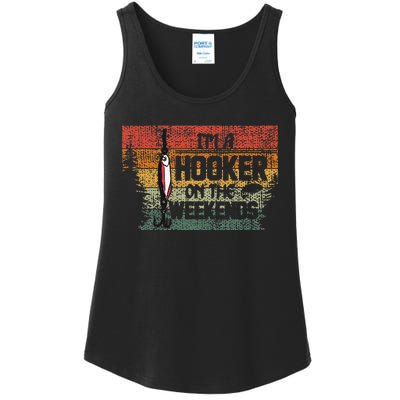 Fishing Lover Im A Hooker On The Weekend Ladies Essential Tank