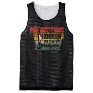 Fishing Lover Im A Hooker On The Weekend Mesh Reversible Basketball Jersey Tank