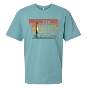 Fishing Lover Im A Hooker On The Weekend Sueded Cloud Jersey T-Shirt