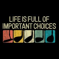 Funny Life Is Full Of Important Choices Vintage Golf Golfer Backpack