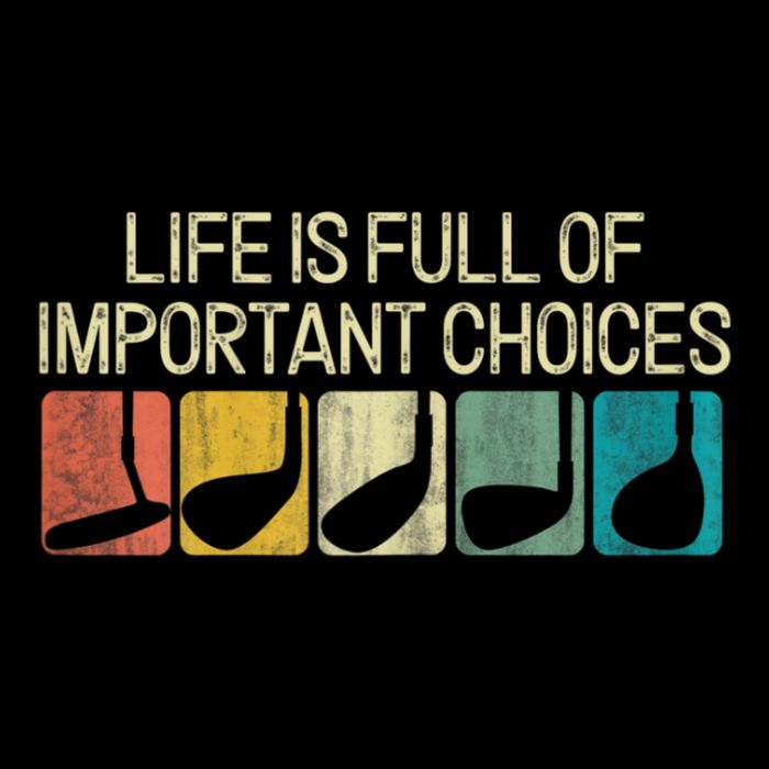 Funny Life Is Full Of Important Choices Vintage Golf Golfer Backpack