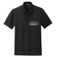 Funny Life Is Full Of Important Choices Vintage Golf Golfer Dry Zone Grid Polo