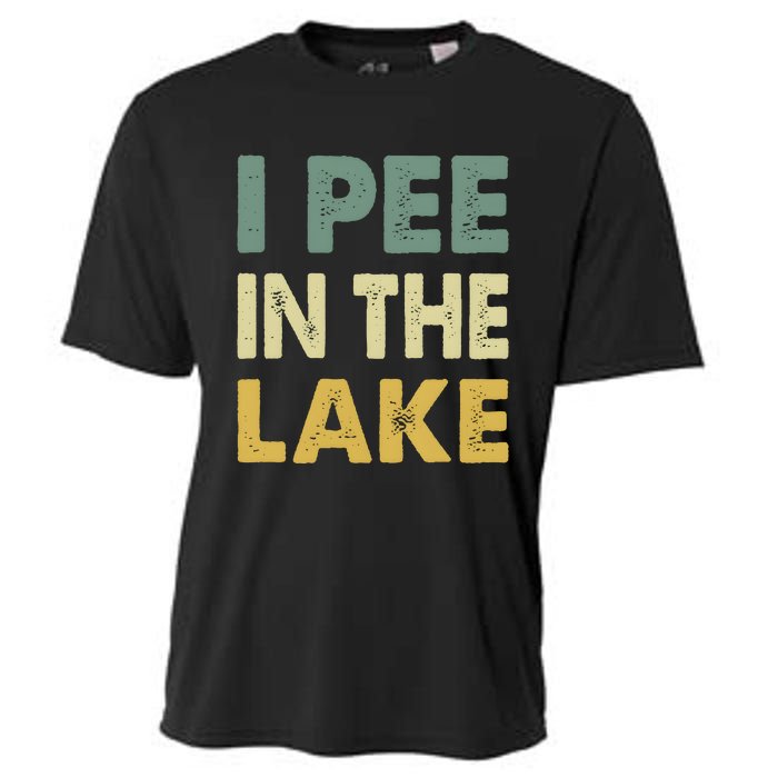 Funny Lake I Pee In The Lake Cooling Performance Crew T-Shirt