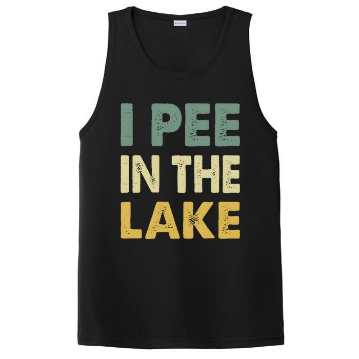 Funny Lake I Pee In The Lake PosiCharge Competitor Tank