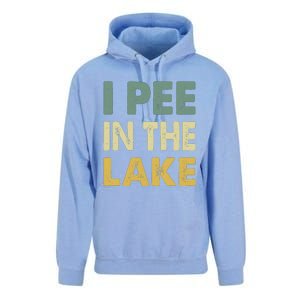 Funny Lake I Pee In The Lake Unisex Surf Hoodie