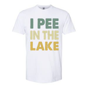 Funny Lake I Pee In The Lake Softstyle CVC T-Shirt