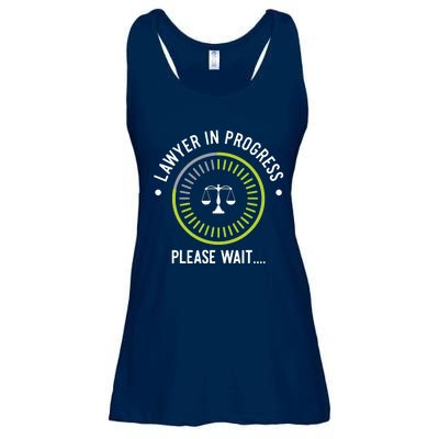 Funny Lawyer In Progress Gift Law School Apparel Ladies Essential Flowy Tank