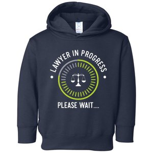 Funny Lawyer In Progress Gift Law School Apparel Toddler Hoodie