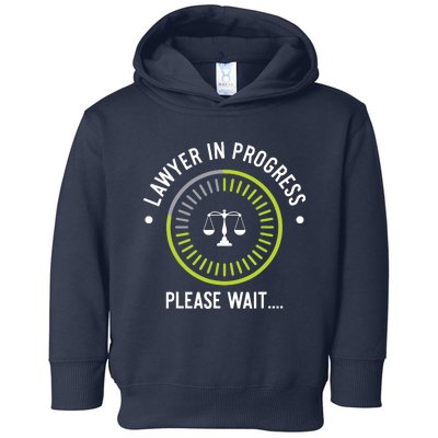 Funny Lawyer In Progress Gift Law School Apparel Toddler Hoodie