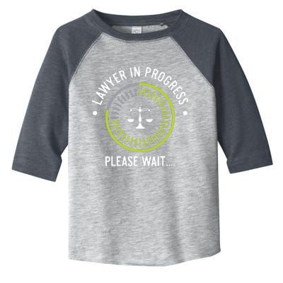 Funny Lawyer In Progress Gift Law School Apparel Toddler Fine Jersey T-Shirt