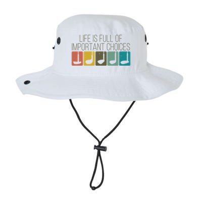 Funny Life Is Full Of Important Choices Vintage Golf Golfer Bucket Hat