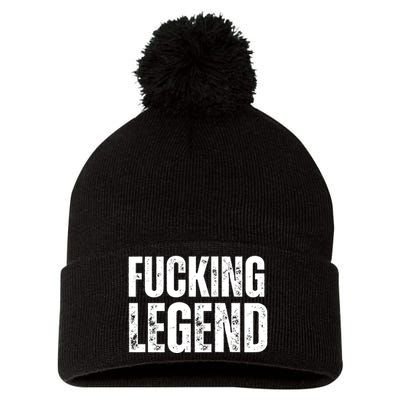 Fucking Legend Internet Social Media Insta Trending Pom Pom 12in Knit Beanie