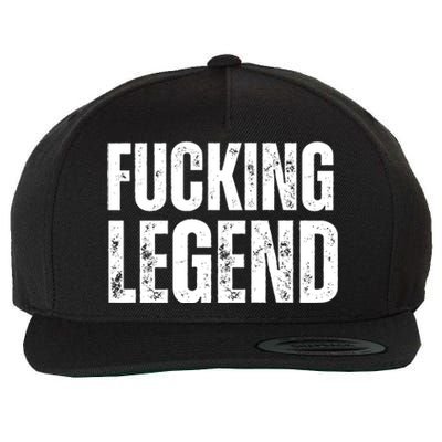 Fucking Legend Internet Social Media Insta Trending Wool Snapback Cap