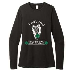 Funny Limerick Ireland Shamrock St Patrick's Day Harp Gift Womens CVC Long Sleeve Shirt