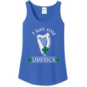 Funny Limerick Ireland Shamrock St Patrick's Day Harp Gift Ladies Essential Tank