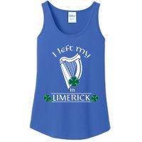 Funny Limerick Ireland Shamrock St Patrick's Day Harp Gift Ladies Essential Tank