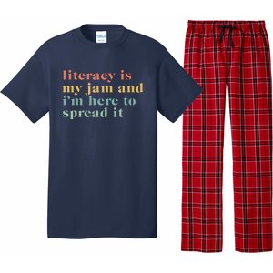 Funny Literacy Is My Jam And IM Here To Spread It Pajama Set