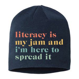 Funny Literacy Is My Jam And IM Here To Spread It Sustainable Beanie