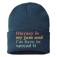 Funny Literacy Is My Jam And IM Here To Spread It Sustainable Knit Beanie