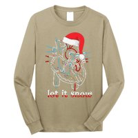 Funny Let It Flow Anatomy Heart Cardiac Nurse Santa Hat Xmas Long Sleeve Shirt