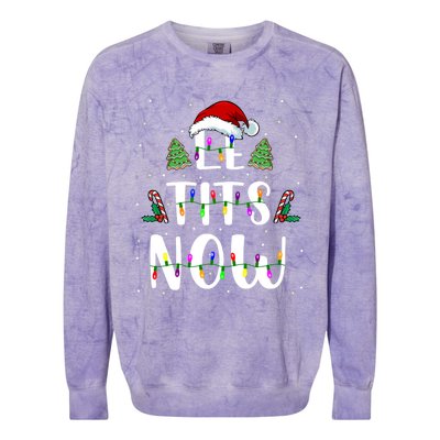 Funny Let It Snow For Christmas Colorblast Crewneck Sweatshirt