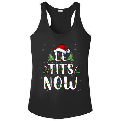 Funny Let It Snow For Christmas Ladies PosiCharge Competitor Racerback Tank