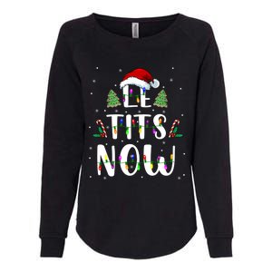 Funny Let It Snow For Christmas Womens California Wash Sweatshirt