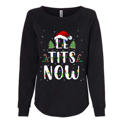 Funny Let It Snow For Christmas Womens California Wash Sweatshirt