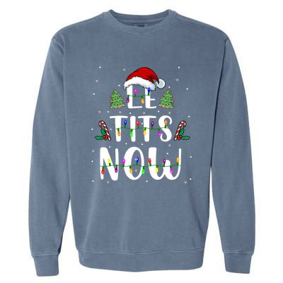 Funny Let It Snow For Christmas Garment-Dyed Sweatshirt