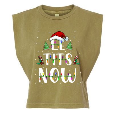 Funny Let It Snow For Christmas Garment-Dyed Women's Muscle Tee