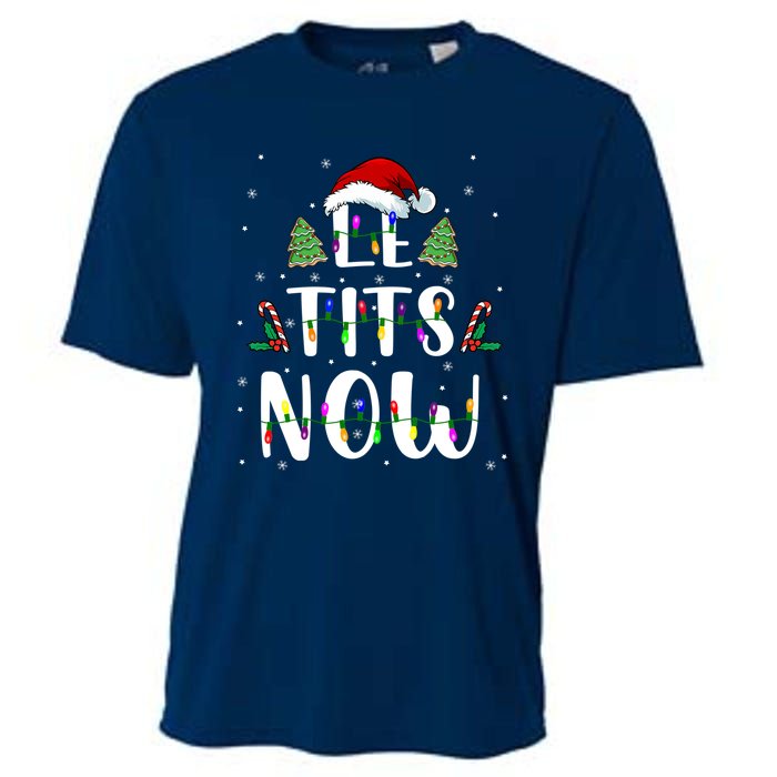 Funny Let It Snow For Christmas Cooling Performance Crew T-Shirt