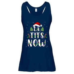 Funny Let It Snow For Christmas Ladies Essential Flowy Tank